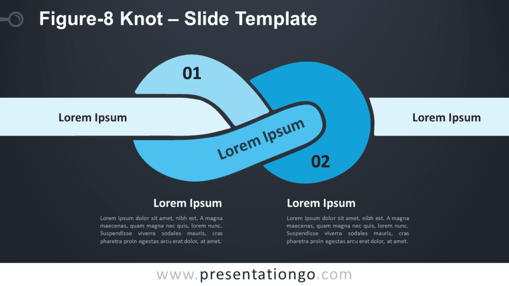 Free Figure-8 Knot Graphics for PowerPoint and Google Slides