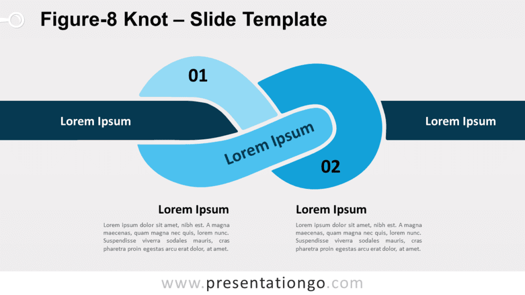 Free Figure-8 Knot for PowerPoint and Google Slides
