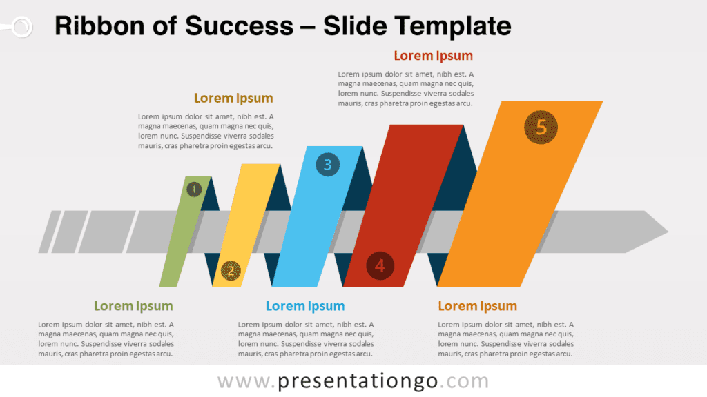 Free Ribbon of Success for PowerPoint and Google Slides