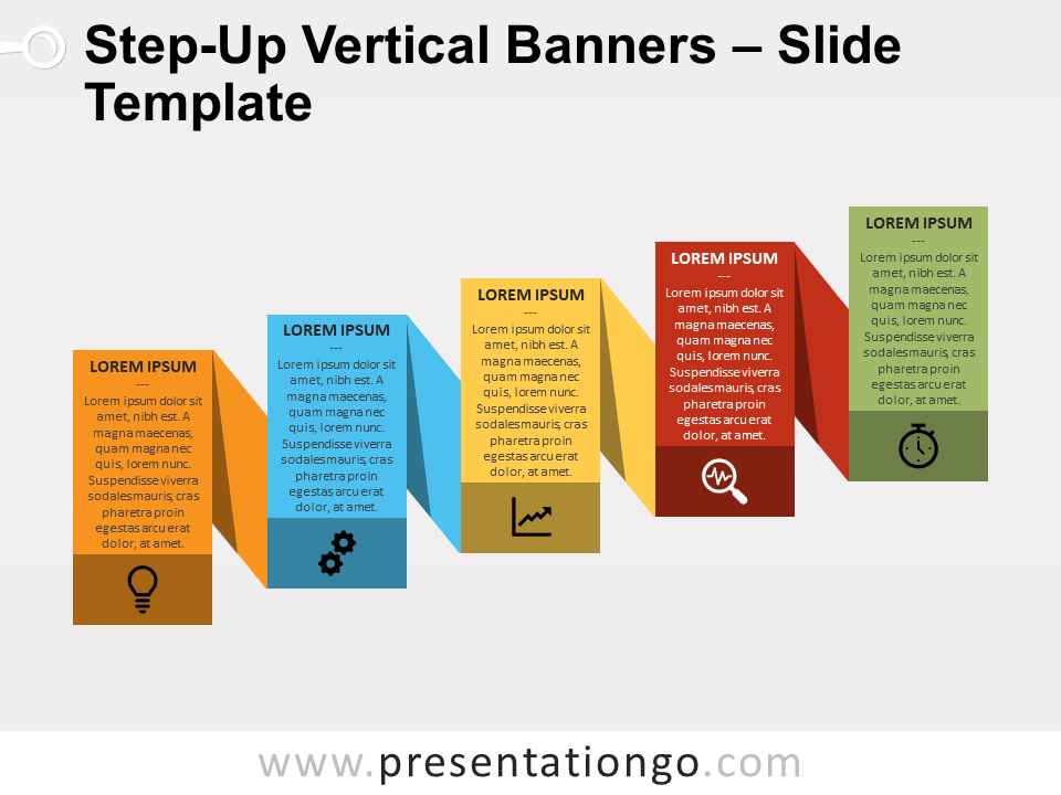 Step-Up Vertical Banners
