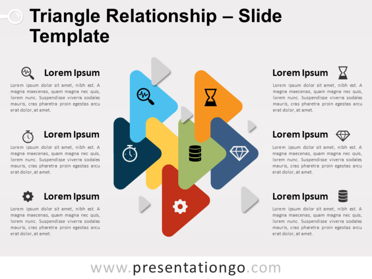Free Triangle Relationship for PowerPoint